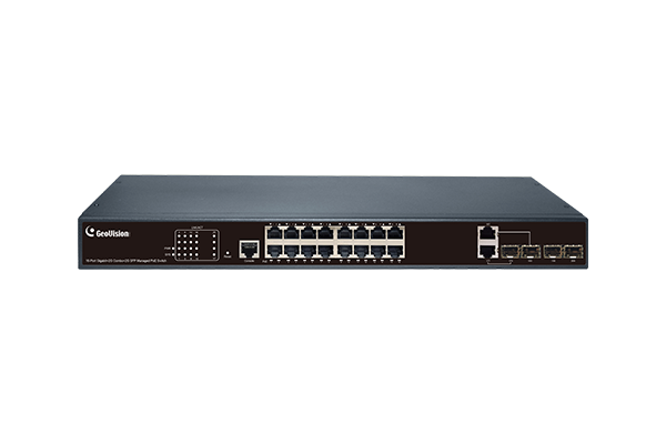 GV-APOE1612 10/100/1000BaseT(X) PoE+対応16ポートWebマネージメントスイッチングハブ