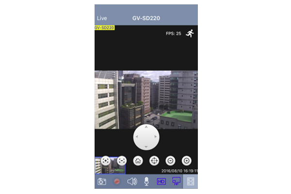 GV-Eye GV-IPデバイス/GV-ソフトウェア対応遠隔監視アプリ